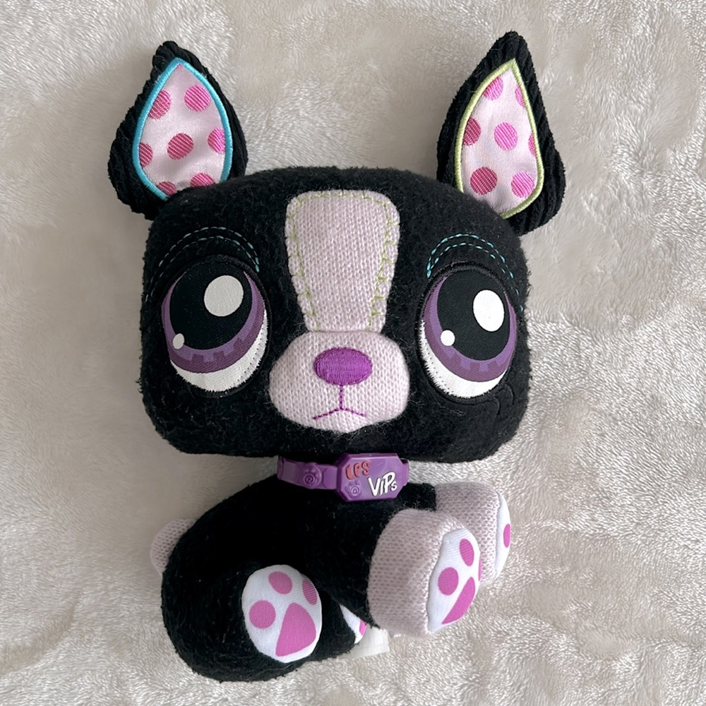LPS Littlest Pet Shop Boston Terrier Plush